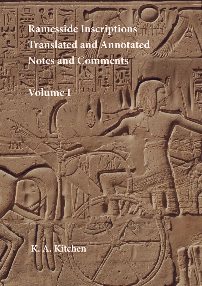 Books | Ramesside Inscriptions. Translated & Annotated. Notes ...